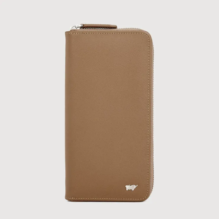 Braun Büffel Long Wallets | Wallets & Small Leather Goods>ADAM ZIP LONG WALLET