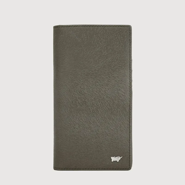 Braun Büffel Long Wallets | Wallets & Small Leather Goods>AGMARINE BIFOLD LONG WALLET WITH ZIP COMPARTMENT (BOX GUSSET)