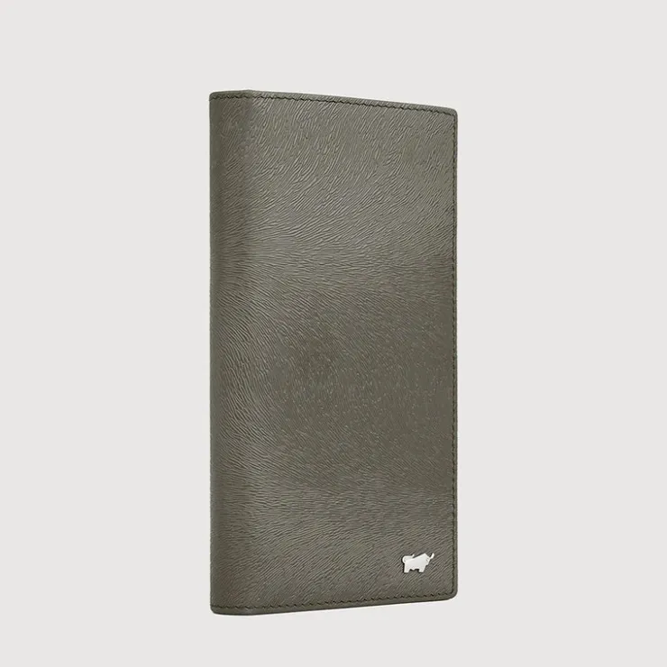 Braun Büffel Long Wallets | Wallets & Small Leather Goods>AGMARINE BIFOLD LONG WALLET WITH ZIP COMPARTMENT (BOX GUSSET)