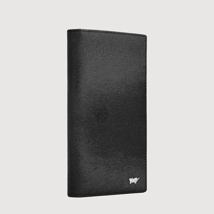 Braun Büffel Long Wallets | Wallets & Small Leather Goods>AGMARINE BIFOLD LONG WALLET WITH ZIP COMPARTMENT (BOX GUSSET)