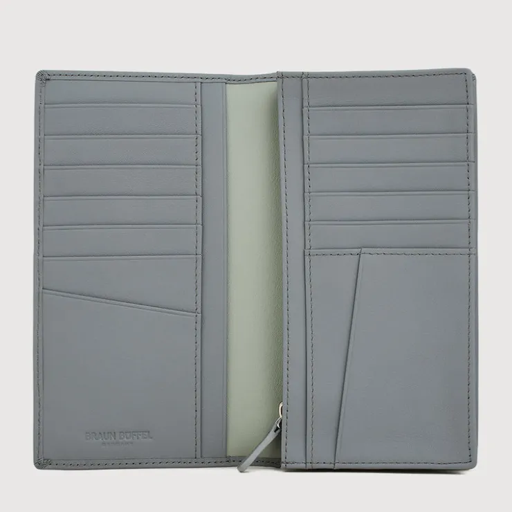 Braun Büffel Long Wallets | Wallets & Small Leather Goods>ANDERS BIFOLD LONG WALLET WITH ZIP COMPARTMENT