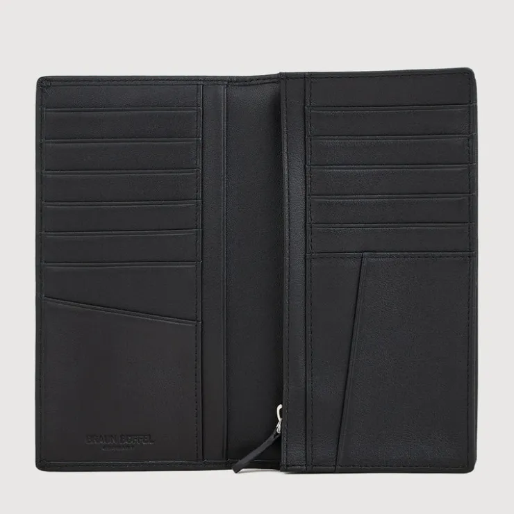 Braun Büffel Long Wallets | Wallets & Small Leather Goods>ANDERS BIFOLD LONG WALLET WITH ZIP COMPARTMENT