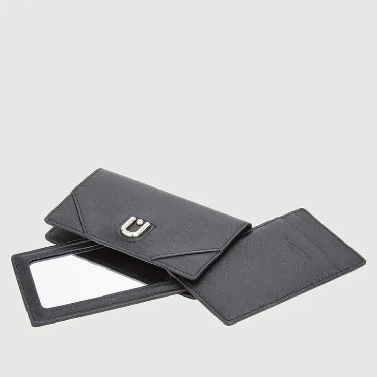Women Braun Büffel Card Holders | Wallets & Small Leather Goods>ARIA CARD CASE WITH MIRROR