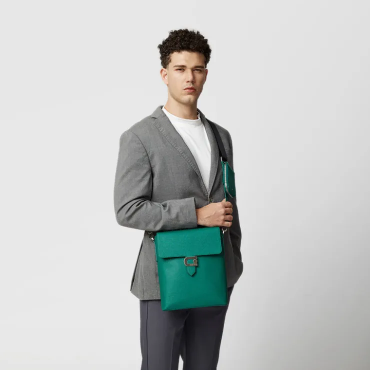 Braun Büffel Postman Bags>BERGEN MEDIUM POSTMAN