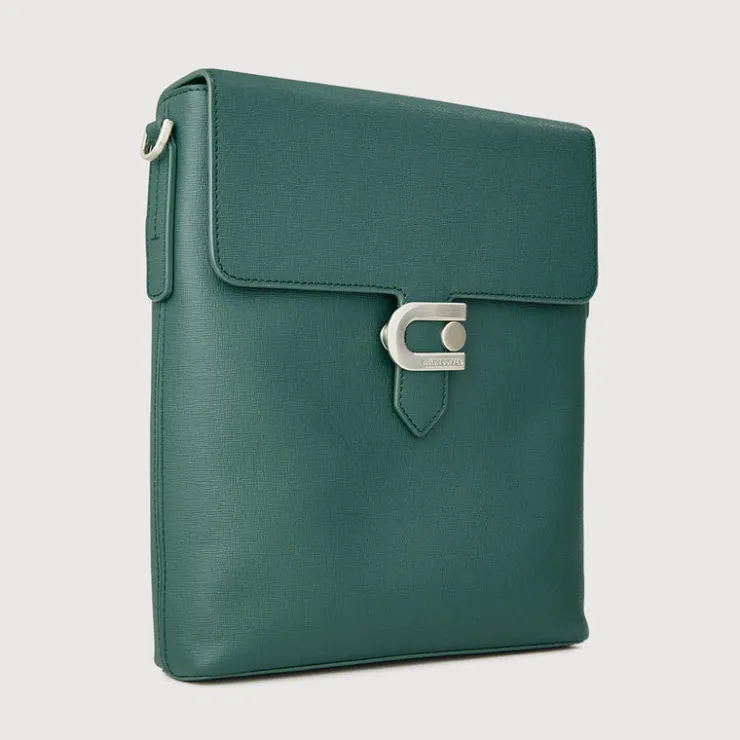 Braun Büffel Postman Bags>BERGEN MEDIUM POSTMAN