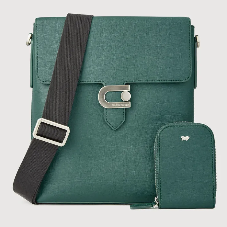 Braun Büffel Postman Bags>BERGEN MEDIUM POSTMAN