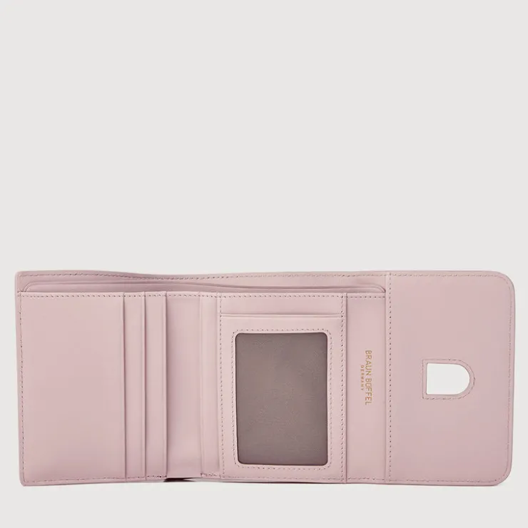 Women Braun Büffel Compact Wallets | Wallets & Small Leather Goods>CEDORE TRIFOLD SMALL WALLET WITH EXTERNAL COIN COMPARTMENT