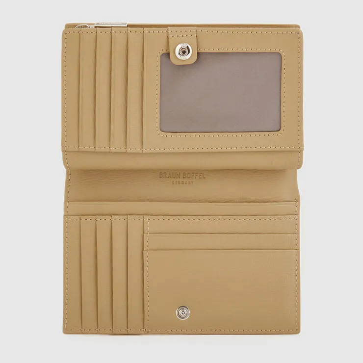 Women Braun Büffel Compact Wallets | Wallets & Small Leather Goods>CERULE BIFOLD SHORT WALLET WITH EXTERNAL COIN COMPARTMENT