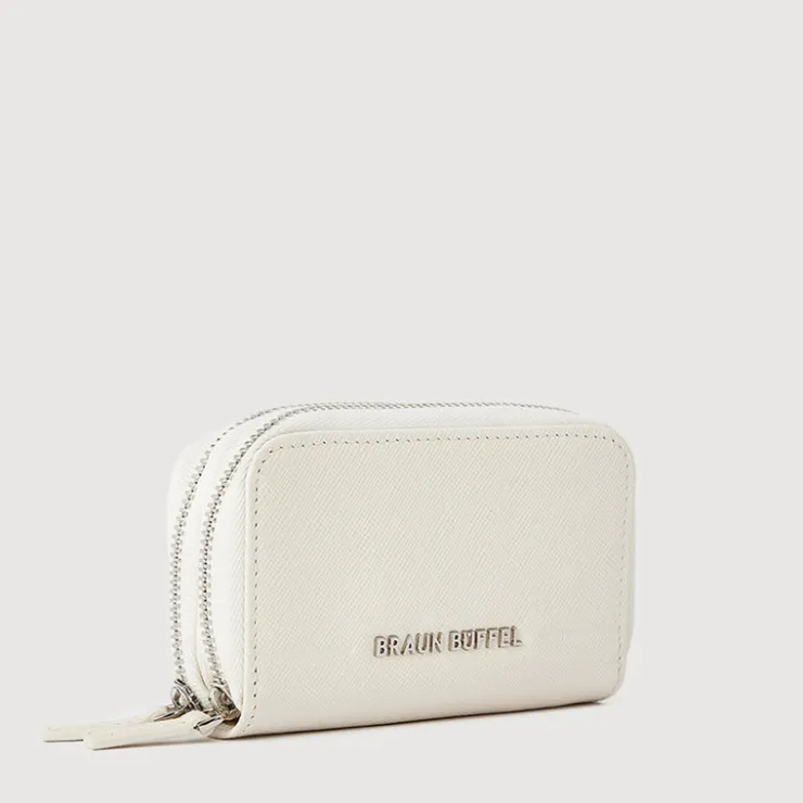 Braun Büffel Coin Holders>CRAIG COIN HOLDER WITH KEY RING