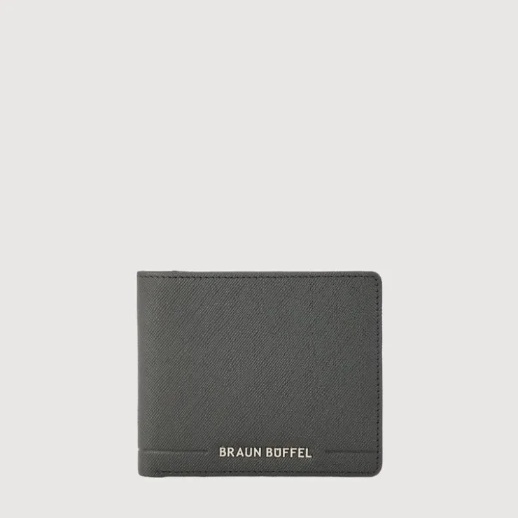Braun Büffel Compact Wallets>CRAIG WALLET WITH COIN COMPARTMENT