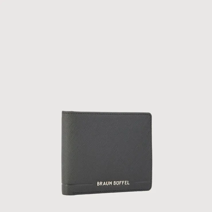 Braun Büffel Compact Wallets>CRAIG WALLET WITH COIN COMPARTMENT