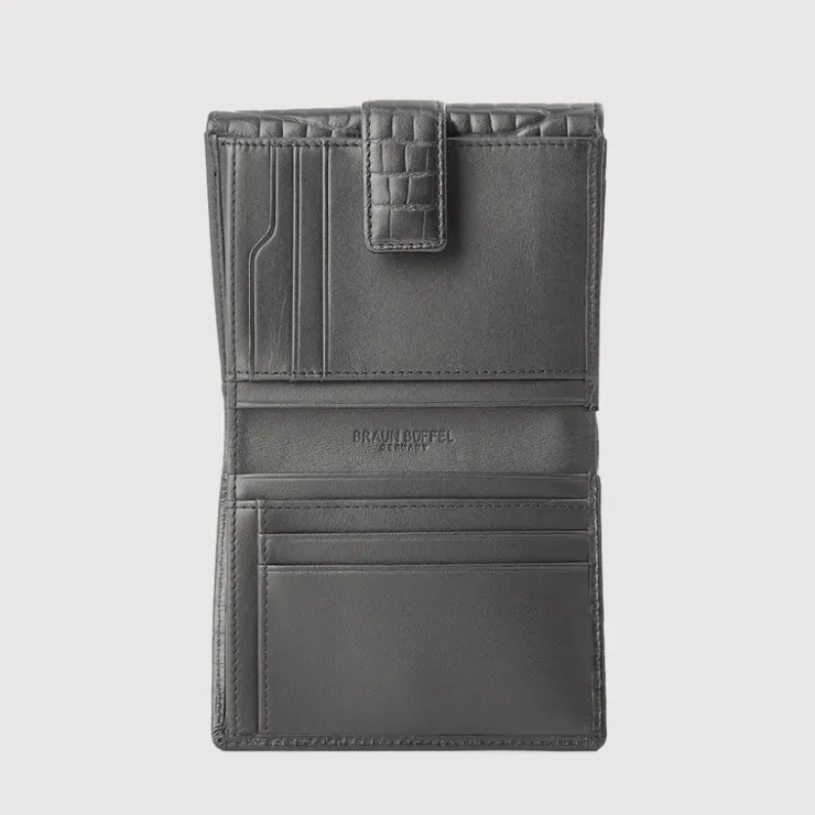Women Braun Büffel Compact Wallets | Wallets & Small Leather Goods>EWIG BIFOLD SMALL WALLET WITH EXTERNAL COIN COMPARTMENT (BOX GUSSET)