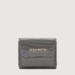 Women Braun Büffel Compact Wallets | Wallets & Small Leather Goods>EWIG TRIFOLD SMALL WALLET WITH EXTERNAL COIN COMPARTMENT
