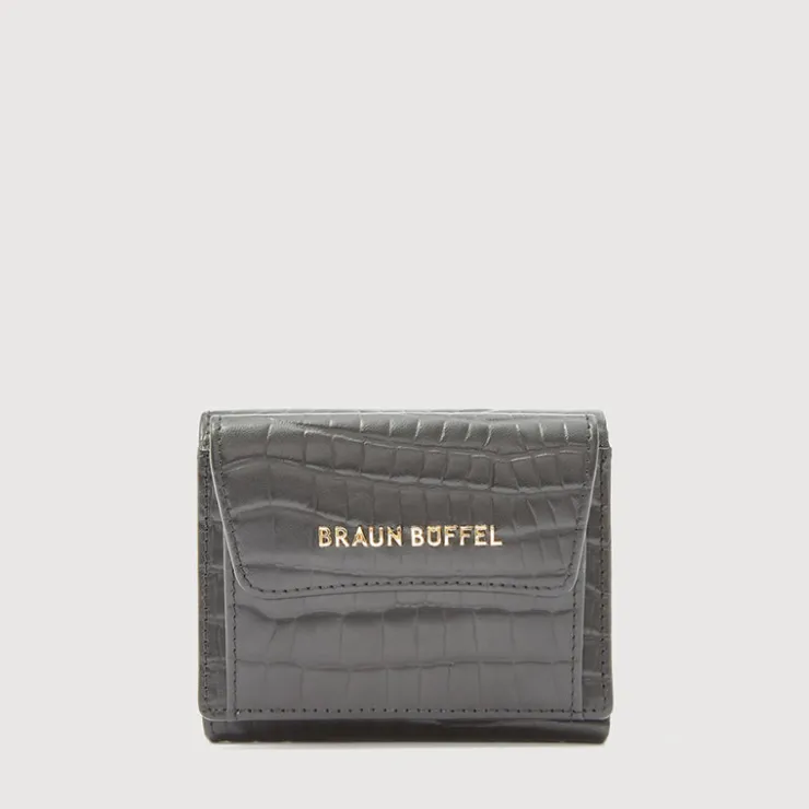 Women Braun Büffel Compact Wallets | Wallets & Small Leather Goods>EWIG TRIFOLD SMALL WALLET WITH EXTERNAL COIN COMPARTMENT
