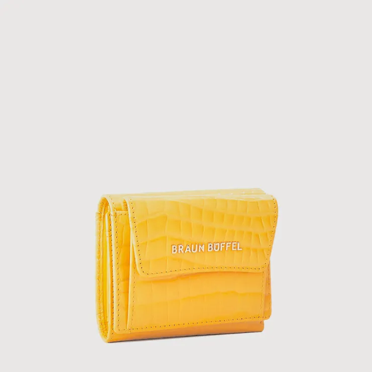 Women Braun Büffel Compact Wallets | Wallets & Small Leather Goods>EWIG TRIFOLD SMALL WALLET WITH EXTERNAL COIN COMPARTMENT