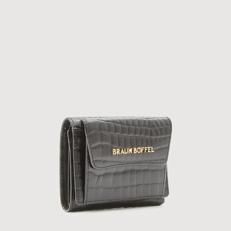 Women Braun Büffel Compact Wallets | Wallets & Small Leather Goods>EWIG TRIFOLD SMALL WALLET WITH EXTERNAL COIN COMPARTMENT