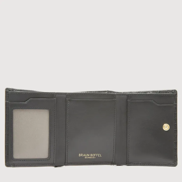 Women Braun Büffel Compact Wallets | Wallets & Small Leather Goods>EWIG TRIFOLD SMALL WALLET WITH EXTERNAL COIN COMPARTMENT