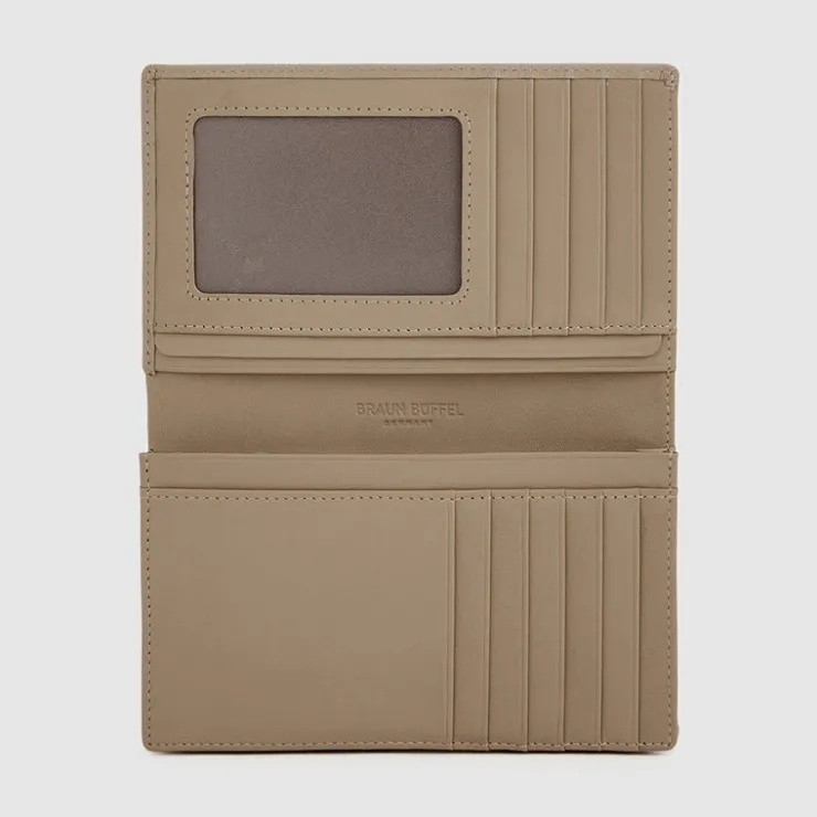 Women Braun Büffel Compact Wallets | Wallets & Small Leather Goods>EYANA BIFOLD 3/4 WALLET (BOX GUSSET)
