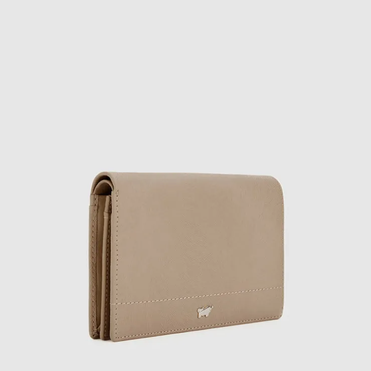 Women Braun Büffel Compact Wallets | Wallets & Small Leather Goods>EYANA BIFOLD 3/4 WALLET (BOX GUSSET)