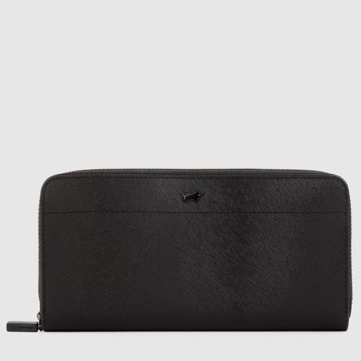 Women Braun Büffel Long Wallets | Wallets & Small Leather Goods>EYANA ZIP LONG WALLET (3 GUSSET)