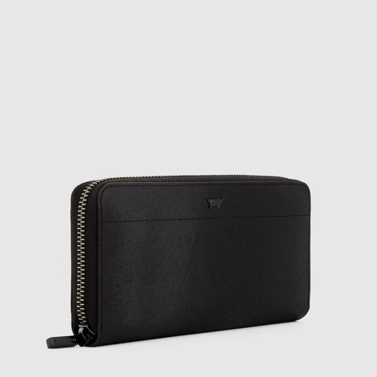 Women Braun Büffel Long Wallets | Wallets & Small Leather Goods>EYANA ZIP LONG WALLET (3 GUSSET)