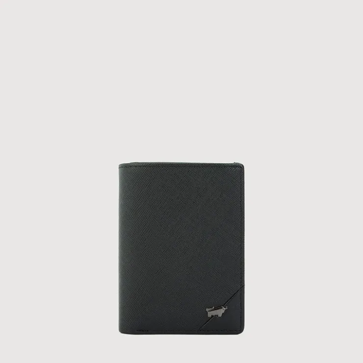 Braun Büffel Card Holders | Wallets & Small Leather Goods>GALLION CENTRE FLAP CARD HOLDER WITH NOTES COMPARTMENT (BOX GUSSET)