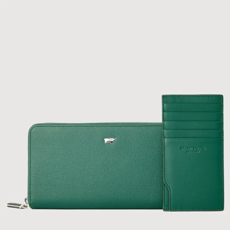 Women Braun Büffel Long Wallets | Wallets & Small Leather Goods>HINNA ZIP LONG WALLET (3 GUSSET)