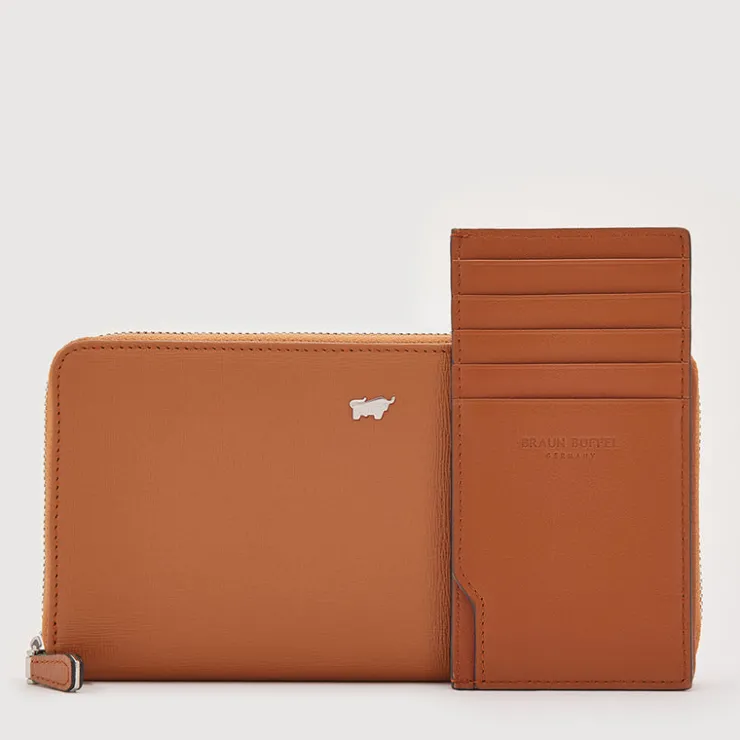 Women Braun Büffel Long Wallets | Wallets & Small Leather Goods>HINNA ZIP LONG WALLET (3 GUSSET)