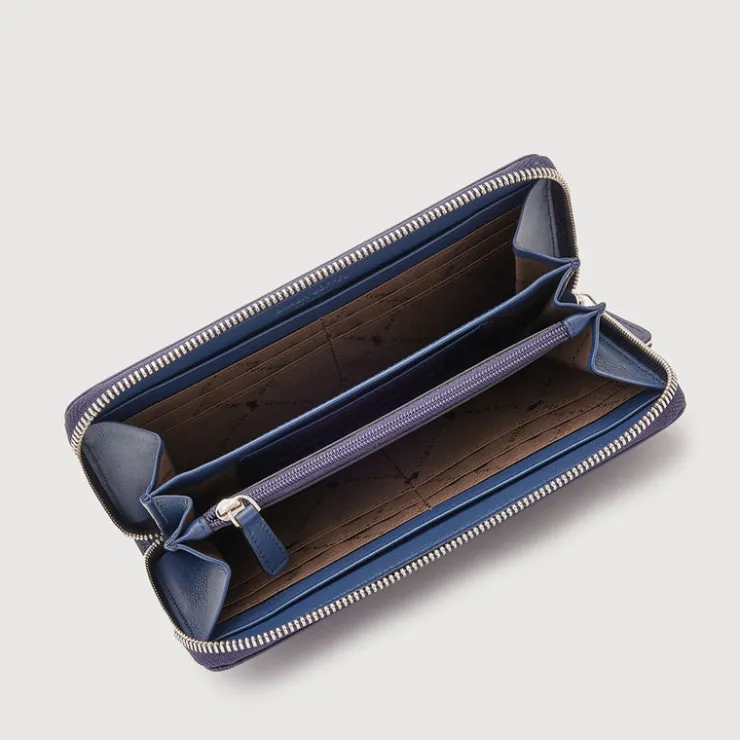 Women Braun Büffel Long Wallets | Wallets & Small Leather Goods>HINNA ZIP LONG WALLET (3 GUSSET)