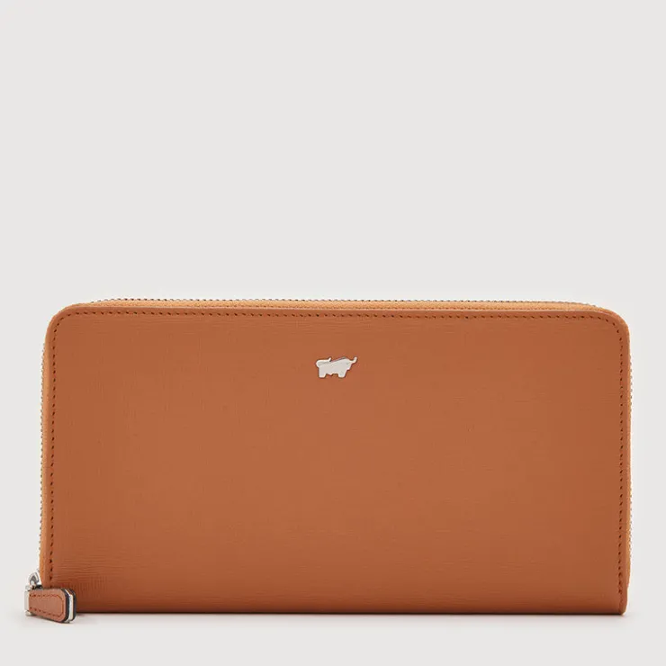 Women Braun Büffel Long Wallets | Wallets & Small Leather Goods>HINNA ZIP LONG WALLET (3 GUSSET)