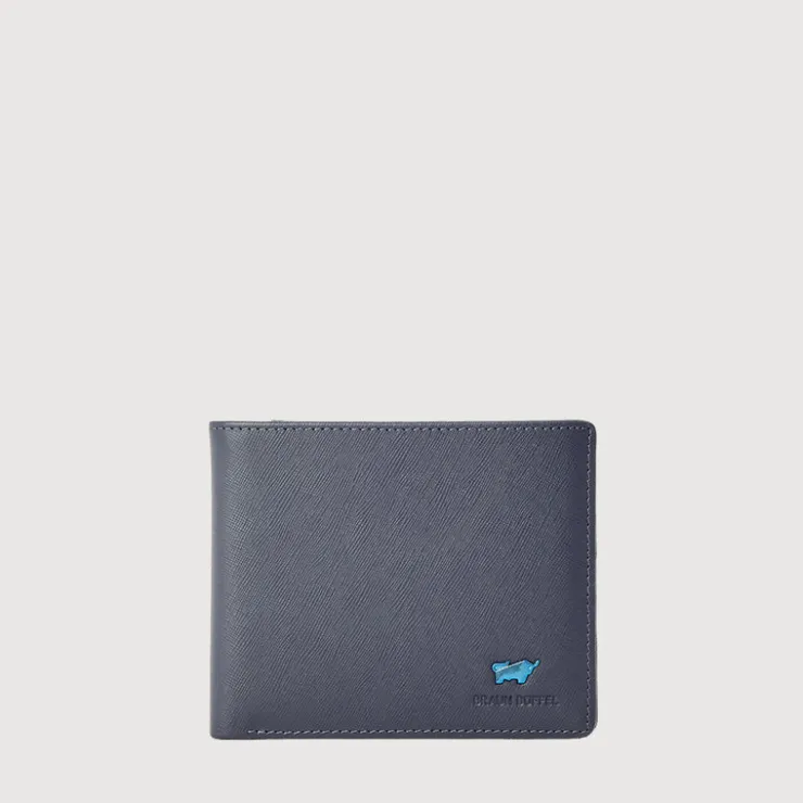 Braun Büffel Compact Wallets>IKON WALLET WITH COIN COMPARTMENT