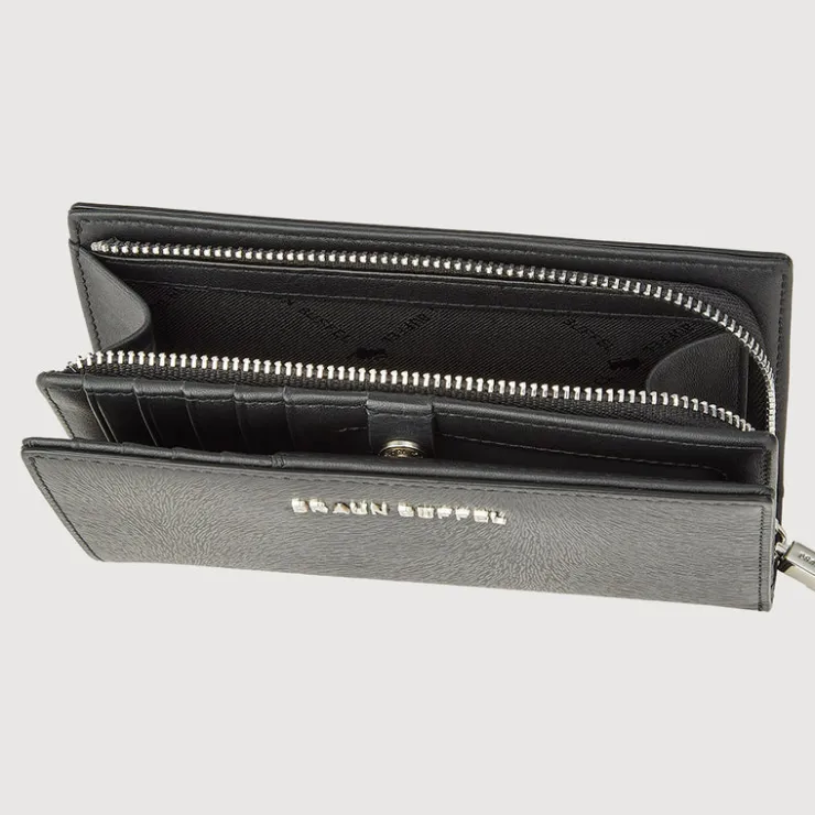 Women Braun Büffel Compact Wallets | Wallets & Small Leather Goods>LINUS BIFOLD 3/4 WALLET WITH EXTERNAL COIN COMPARTMENT