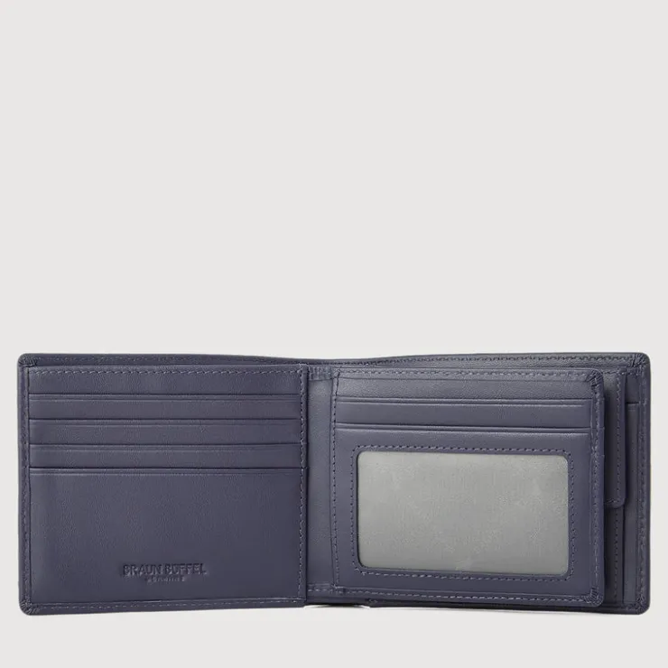 Braun Büffel Compact Wallets>LUCIO CENTRE FLAP WALLET WITH COIN COMPARTMENT