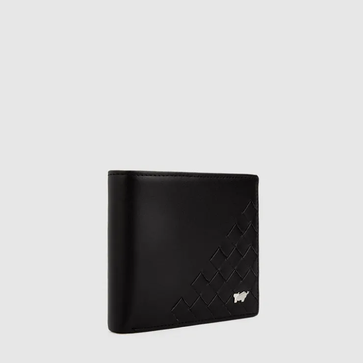 Braun Büffel Compact Wallets | Wallets & Small Leather Goods>MEMPHIS CENTRE FLAP WALLET WITH COIN COMPARTMENT