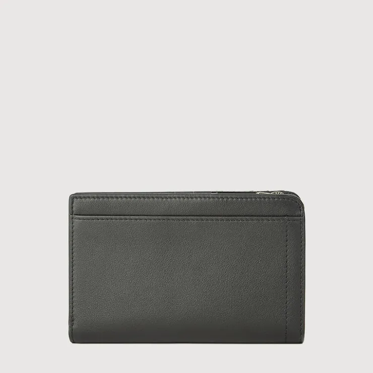Women Braun Büffel Compact Wallets | Wallets & Small Leather Goods>NANA BIFOLD 3/4 WALLET WITH EXTERNAL COIN COMPARTMENT