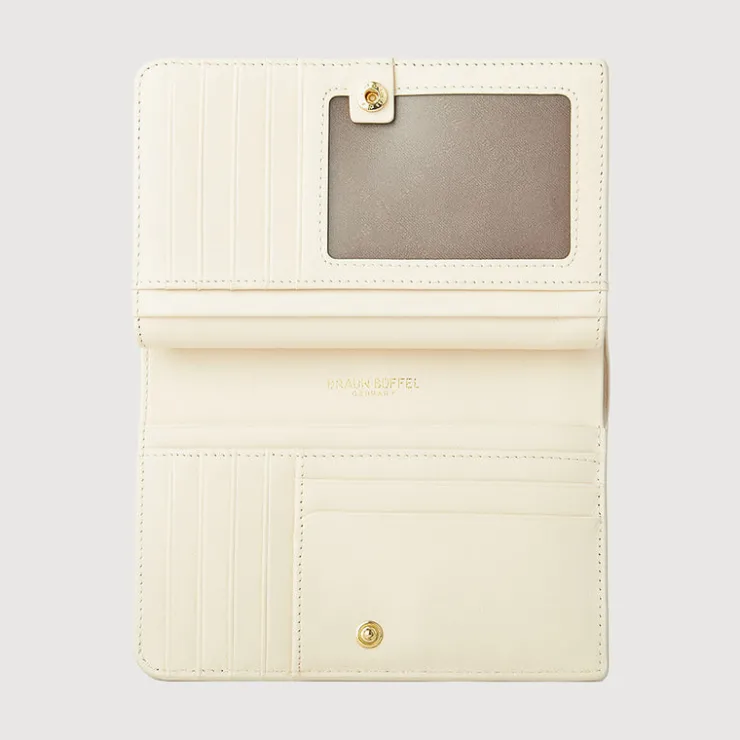 Women Braun Büffel Compact Wallets | Wallets & Small Leather Goods>NANA BIFOLD 3/4 WALLET WITH EXTERNAL COIN COMPARTMENT