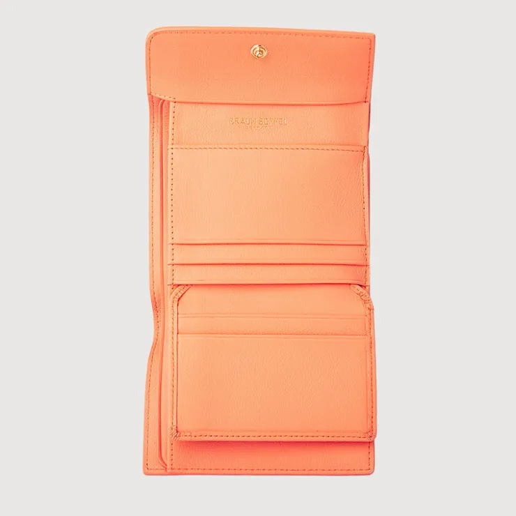 Women Braun Büffel Compact Wallets | Wallets & Small Leather Goods>NANA TRIFOLD SMALL WALLET WITH EXTERNAL COIN COMPARTMENT