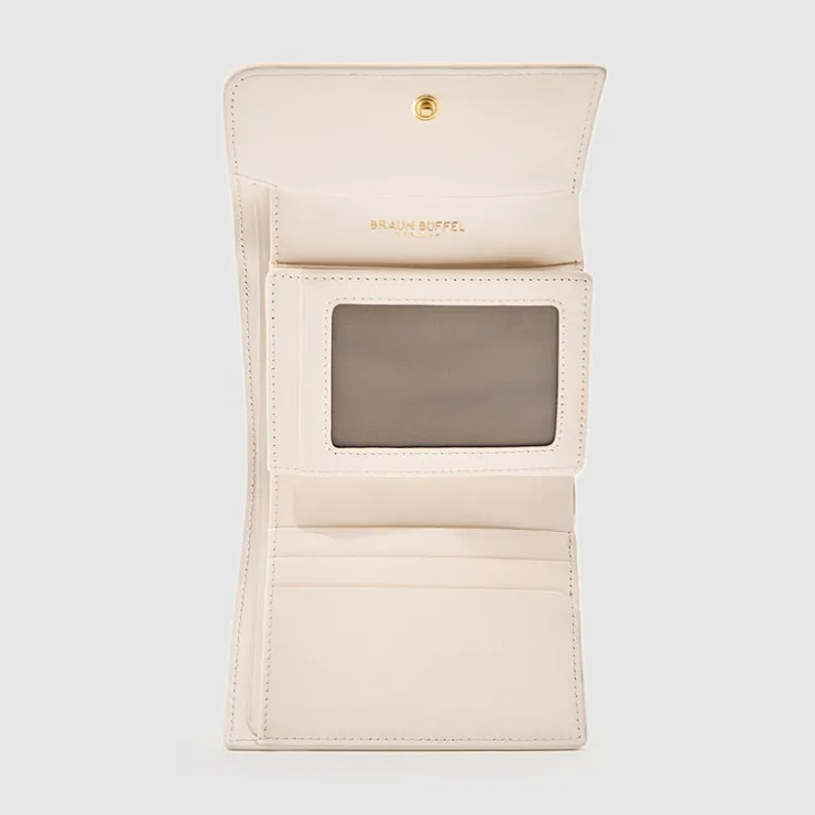Women Braun Büffel Compact Wallets | Wallets & Small Leather Goods>NANA TRIFOLD SMALL WALLET WITH EXTERNAL COIN COMPARTMENT