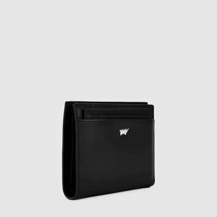 Women Braun Büffel Compact Wallets | Wallets & Small Leather Goods>NOLEN BIFOLD 3/4 WALLET WITH ZIP COIN COMPARTMENT