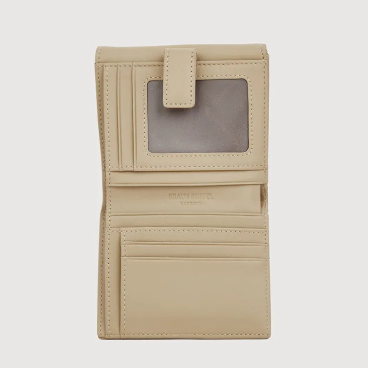 Women Braun Büffel Compact Wallets | Wallets & Small Leather Goods>POMMICE BIFOLD SMALL WALLET WITH EXTERNAL COIN COMPARTMENT