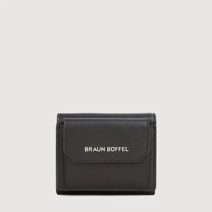 Women Braun Büffel Compact Wallets | Wallets & Small Leather Goods>RHEA TRIFOLD SMALL WALLET WITH EXTERNAL COIN COMPARTMENT