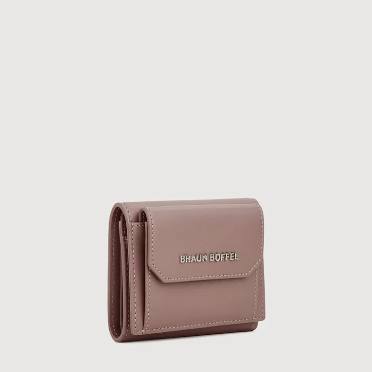Women Braun Büffel Compact Wallets | Wallets & Small Leather Goods>RHEA TRIFOLD SMALL WALLET WITH EXTERNAL COIN COMPARTMENT