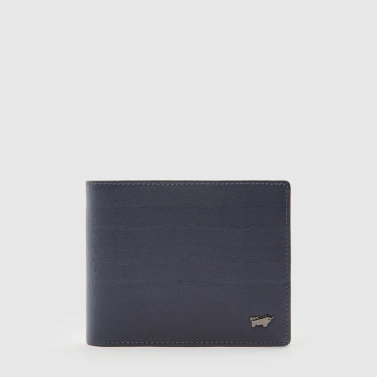 Braun Büffel Compact Wallets>SEISMIC CENTRE FLAP WALLET WITH COIN COMPARTMENT