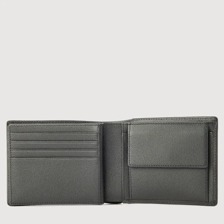 Braun Büffel Compact Wallets>SEISMIC CENTRE FLAP WALLET WITH COIN COMPARTMENT
