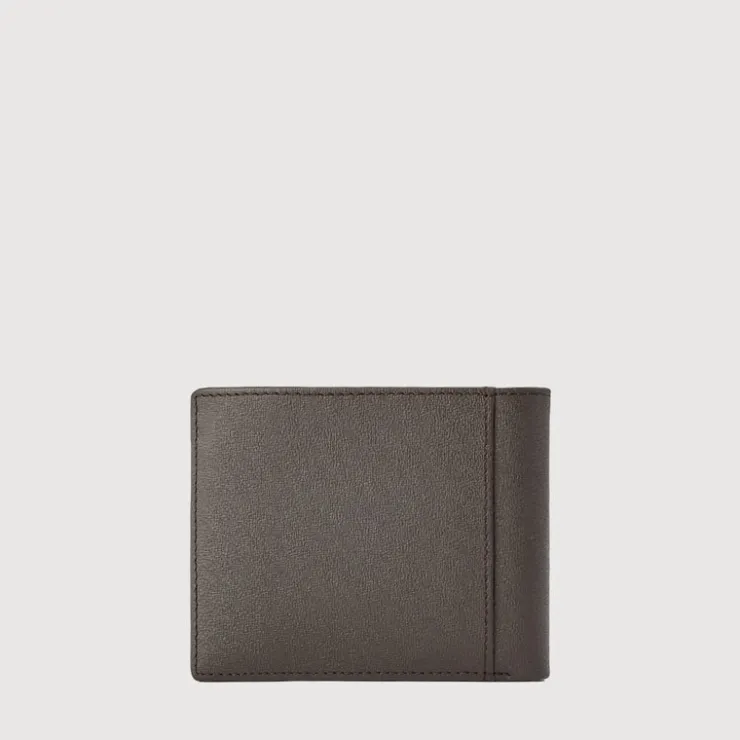 Braun Büffel Compact Wallets>SEISMIC CENTRE FLAP WALLET WITH COIN COMPARTMENT