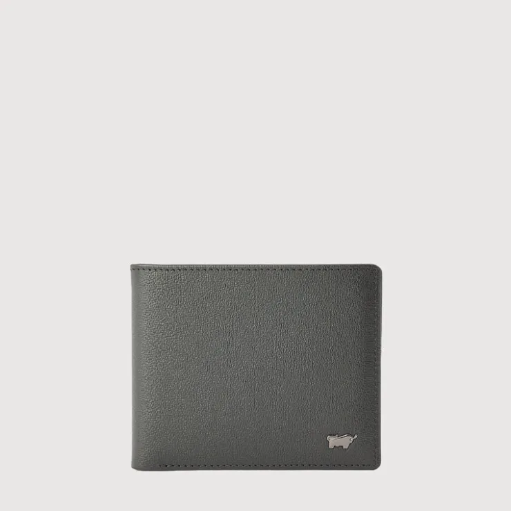 Braun Büffel Compact Wallets>SEISMIC CENTRE FLAP WALLET WITH COIN COMPARTMENT