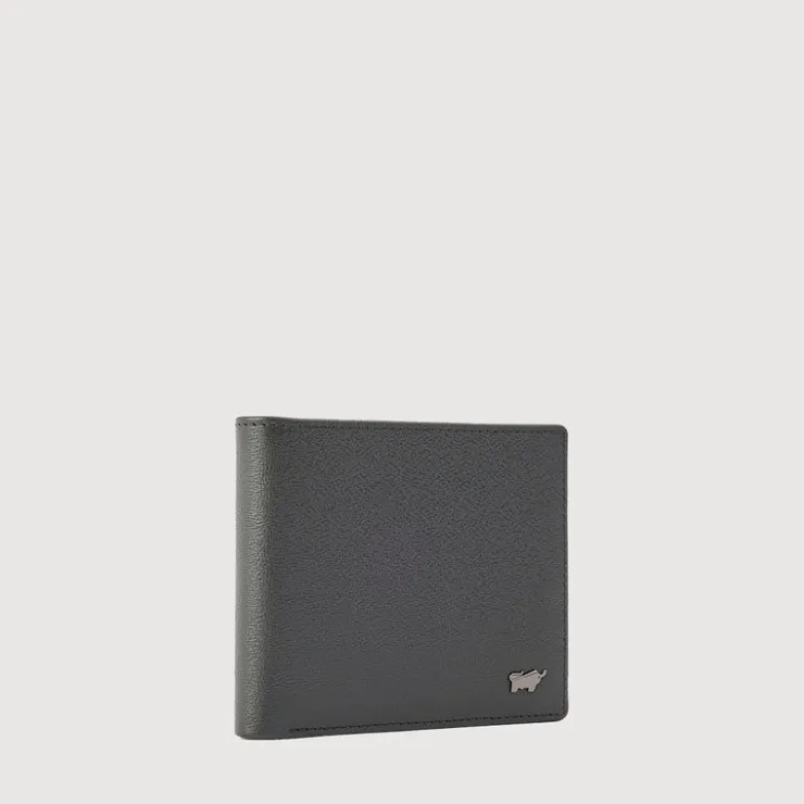 Braun Büffel Compact Wallets>SEISMIC CENTRE FLAP WALLET WITH COIN COMPARTMENT