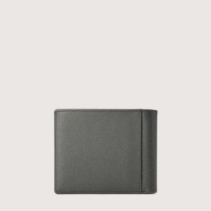 Braun Büffel Compact Wallets>SEISMIC CENTRE FLAP WALLET WITH COIN COMPARTMENT