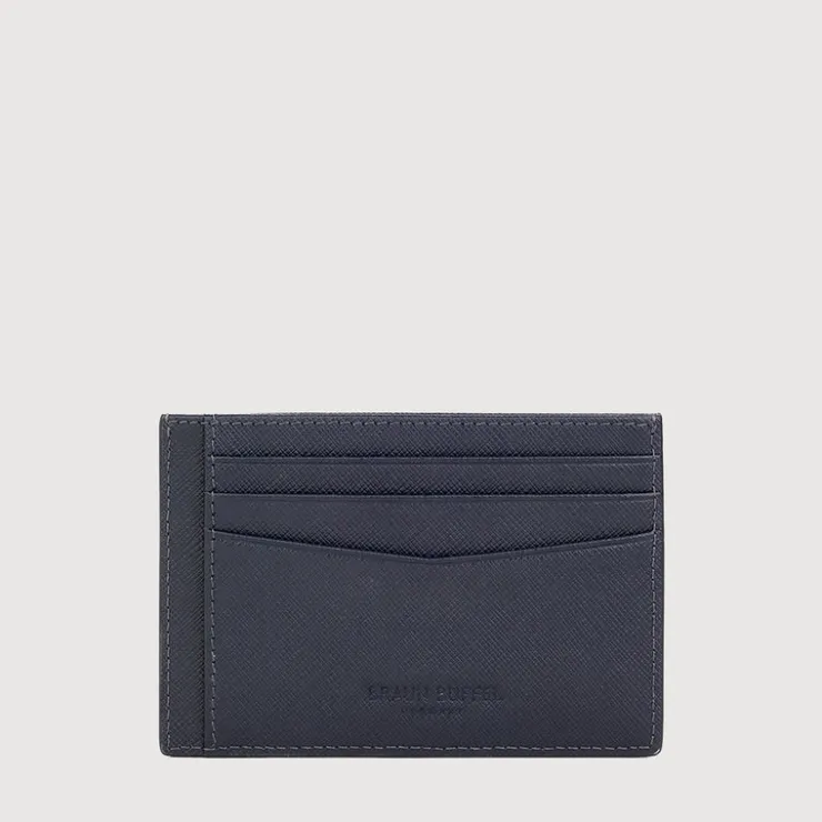 Braun Büffel Card Holders | Wallets & Small Leather Goods>SHON FLAT CARD HOLDER
