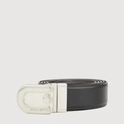 Braun Büffel Belt | Wallets & Small Leather Goods>SMOOTH LEATHER BELT WITH NICKEL IN SATIN FINISH ALLOY NEEDLE BUCKLE